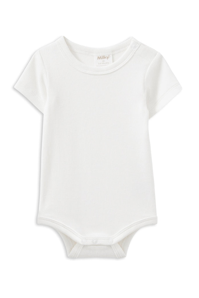 White Rib Bubbysuit
