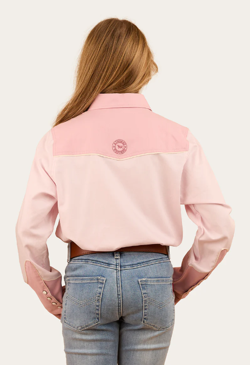 Annie Kids Western Shirt - Pink