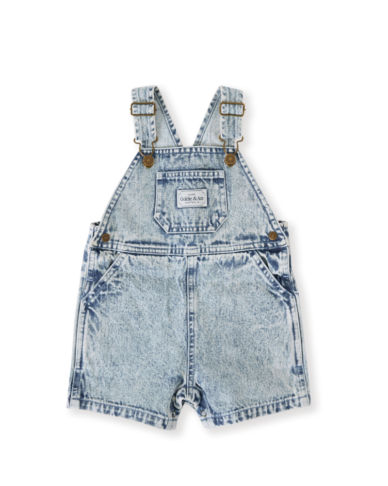 Burton Vintage Washed Denim Overalls