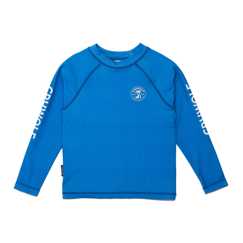 Long Sleeve Rash Vest - Deep Sea Blue