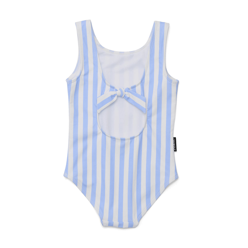 Swimsuit - Sky Blue Stripe