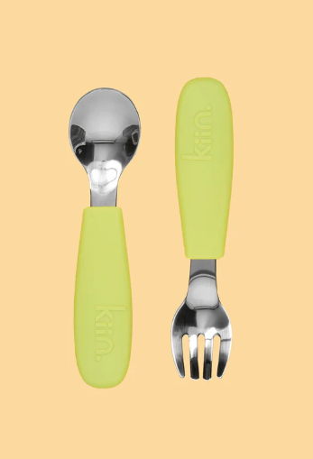 Silicone Cutlery Set - Apple