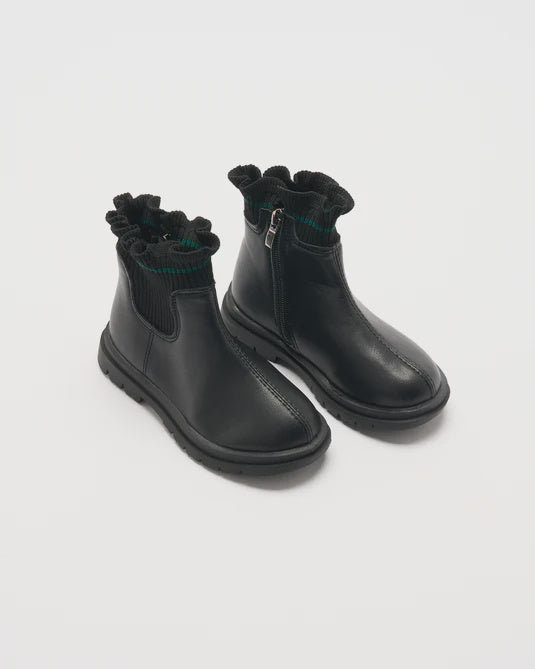 Flora Boot- Black