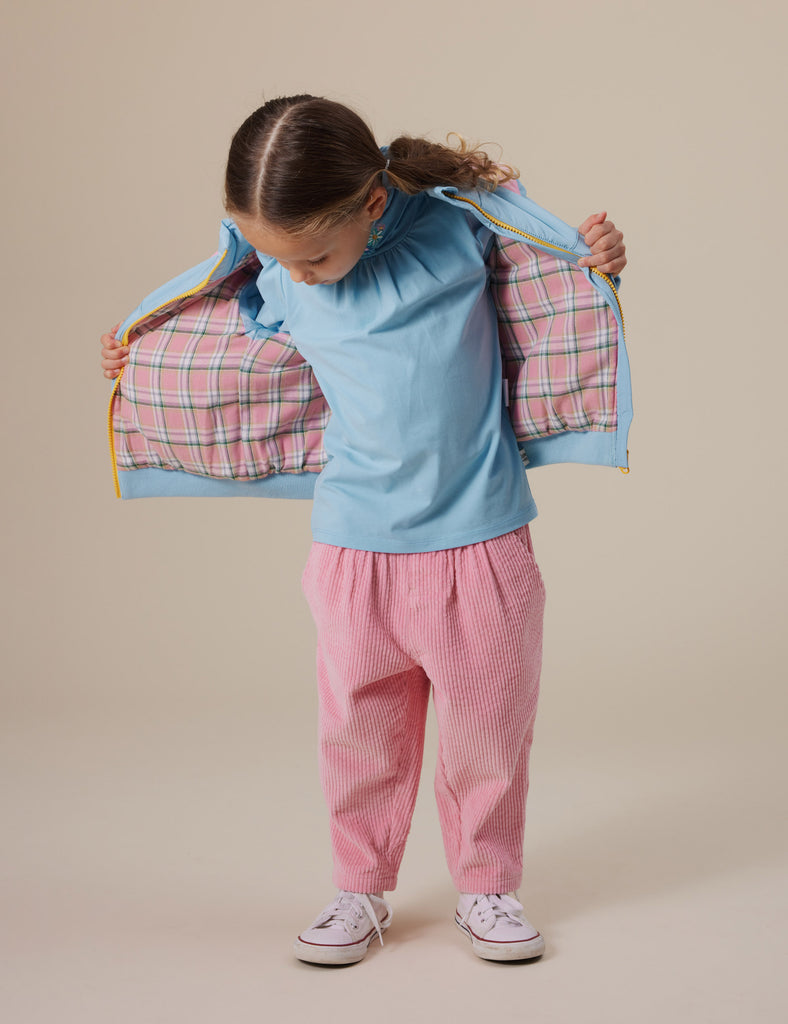 Jordan Jacket - Sky Blue/Pink