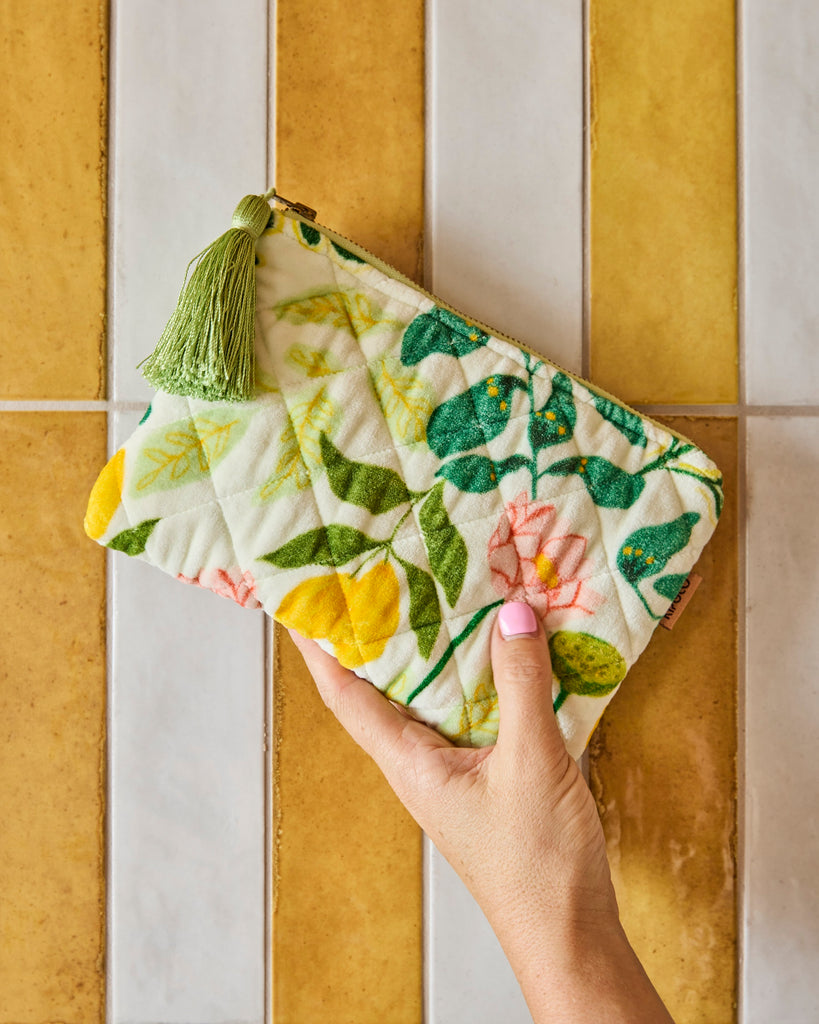 Wander Velvet Cosmetic Purse