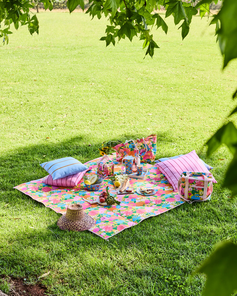Follow The Sun Yellow Picnic Mat