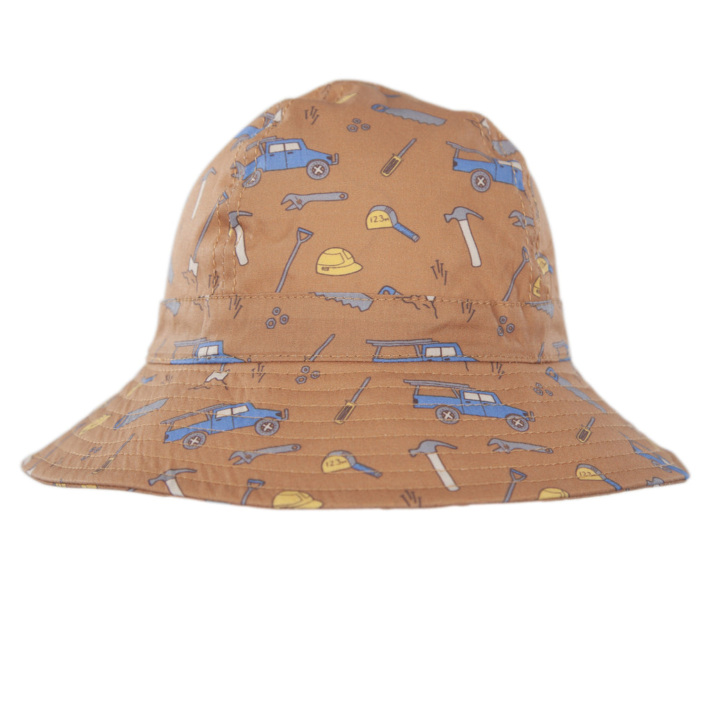On The Tools Wide Brim Infant Hat