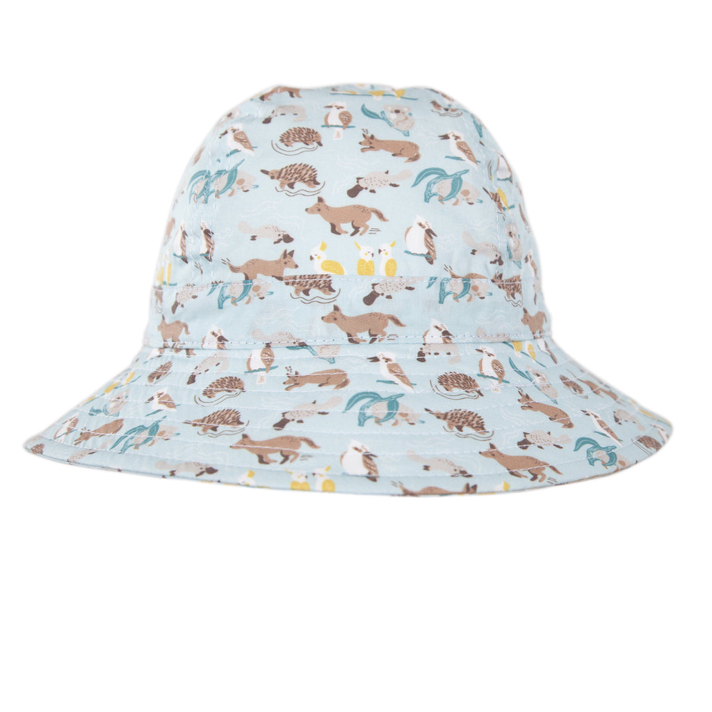 Aussie Bush Friends Wide Brim Infant Hat