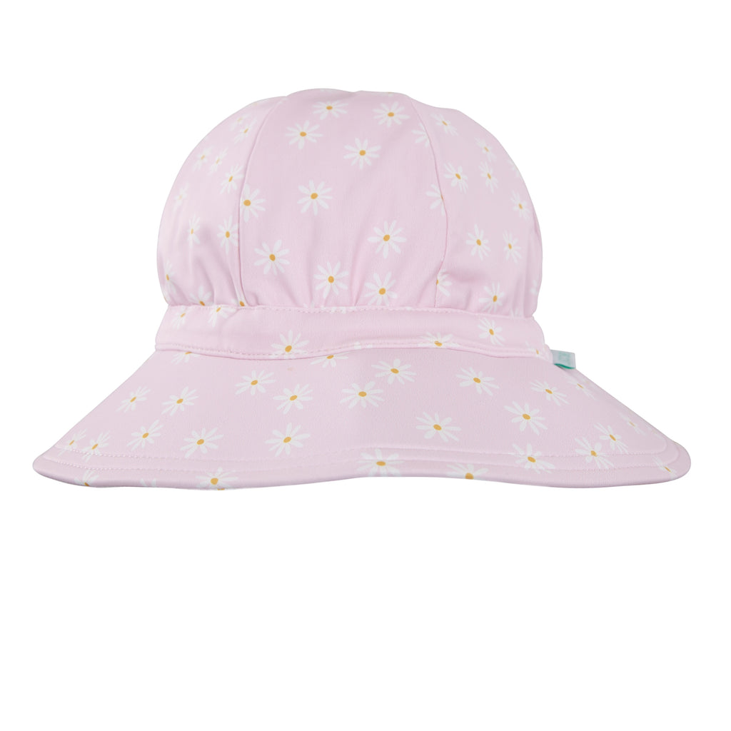 Daisy Fields Wide Brim Swim Hat