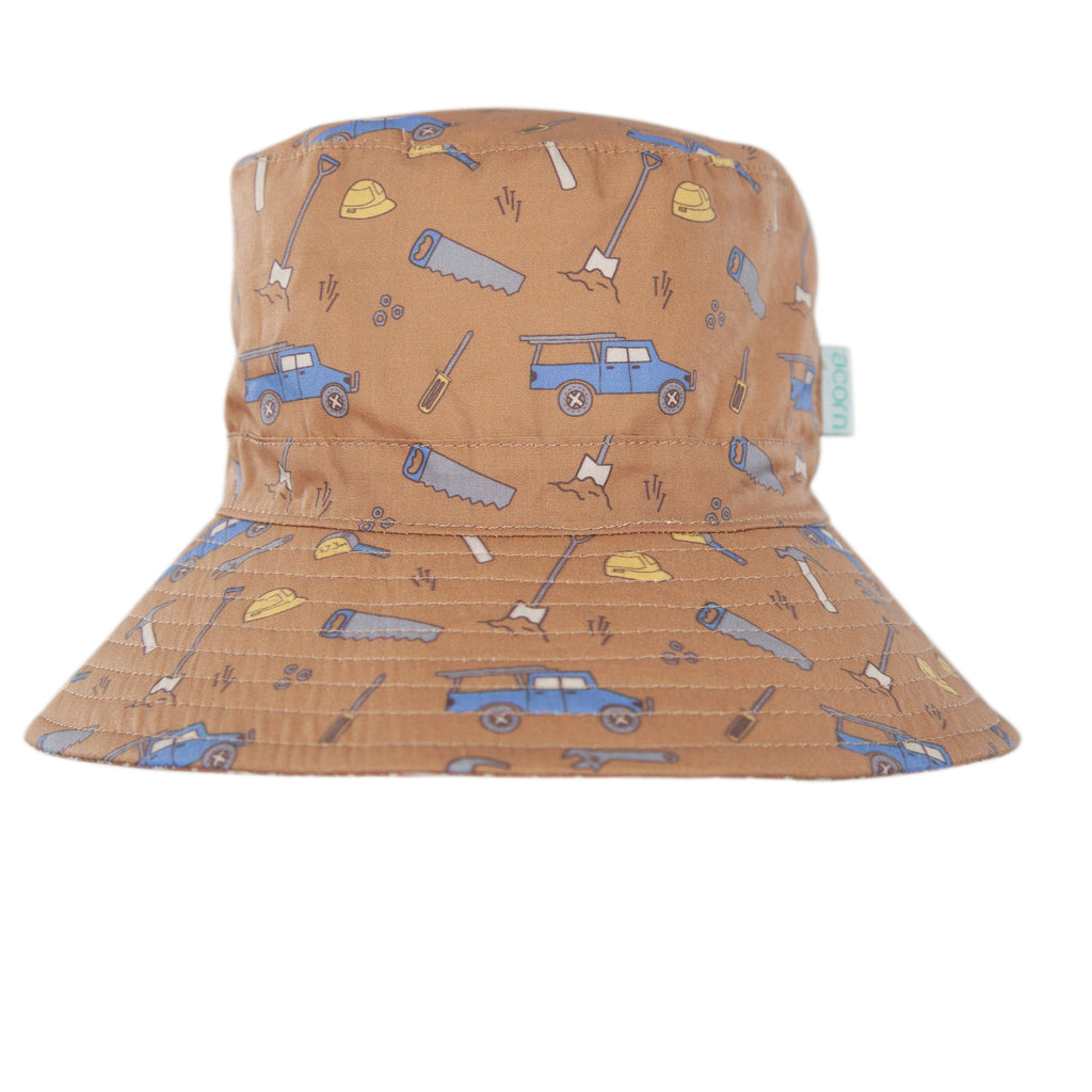 On The Tools Wide Brim Bucket Hat