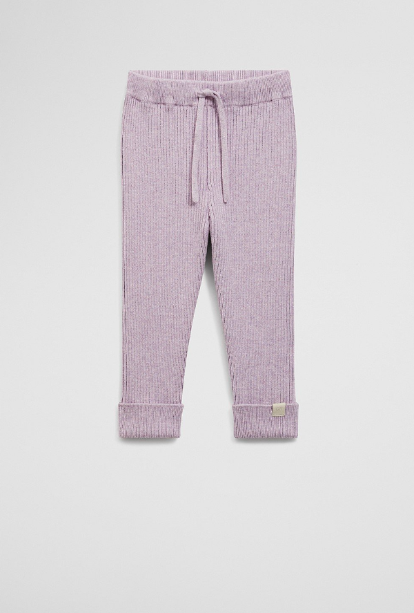 Country Road Cotton Blend Knit Legging - Lilac