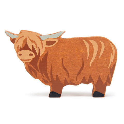Wooden Animal - Highland Cow