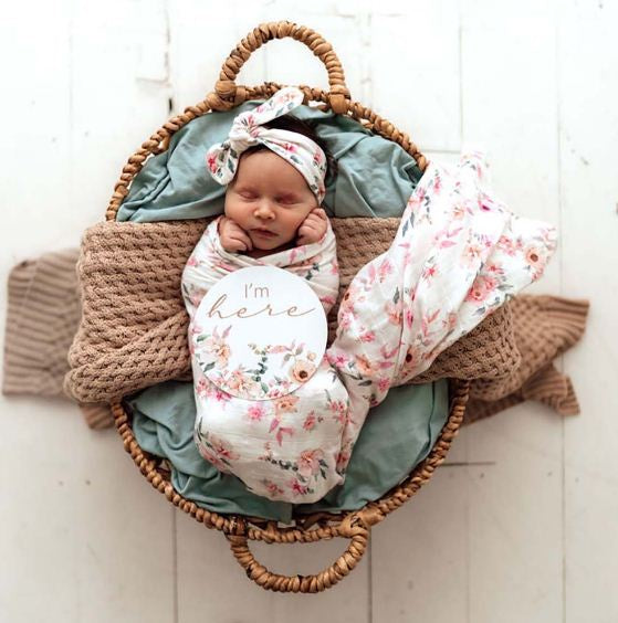 Organic Muslin Wrap - Camille