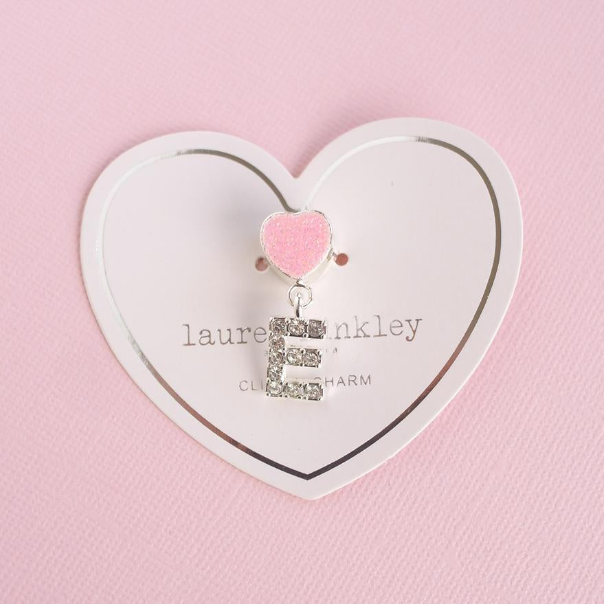 E - Letter Clip On Charm