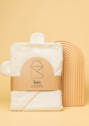 Hooded Towel - Ivory
