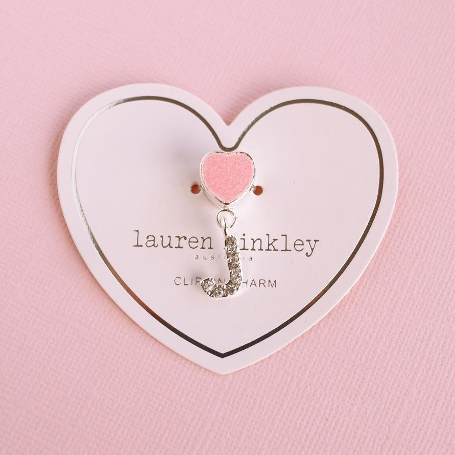 J - Letter Clip On Charm
