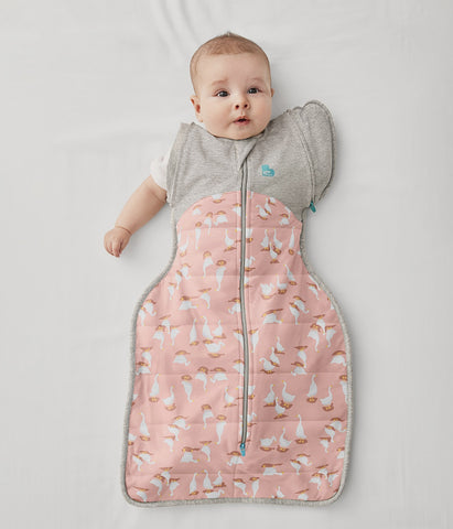 Swaddle Up Transition Bag Warm 2.5tog - Silly Goose Dusty Pink