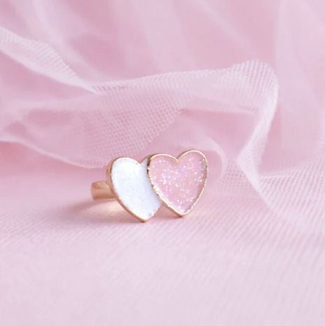 Twin Hearts Ring