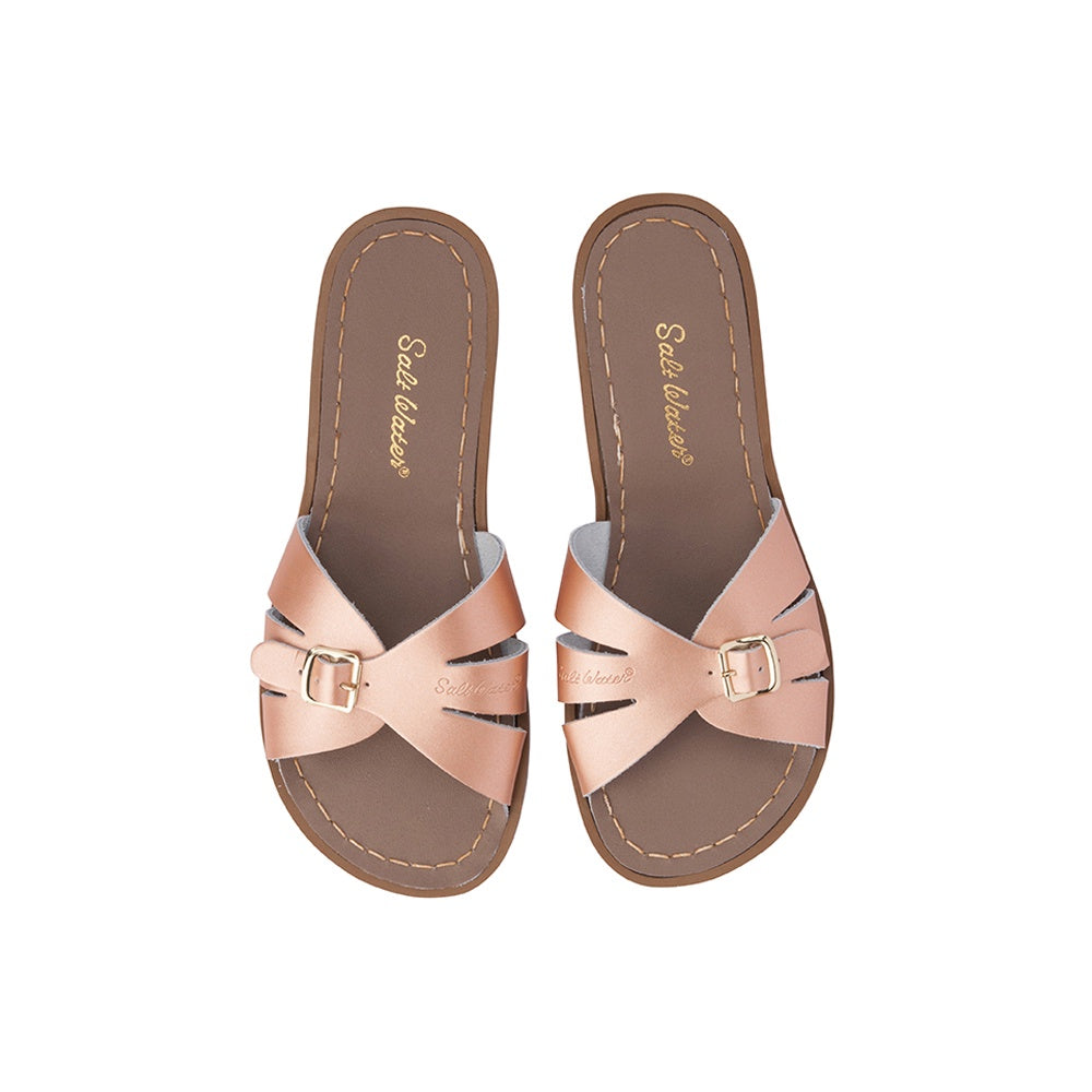 Salt Water Classic Slide - Rose Gold