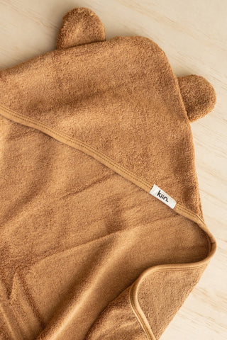 Hooded Towel - Caramel