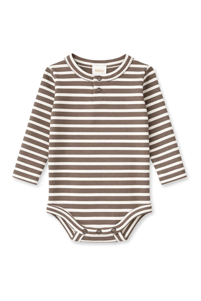 Latte Stripe Bubbysuit