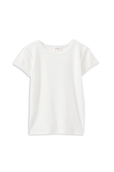 White Rib Tee