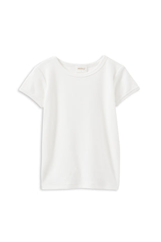 White Rib Tee