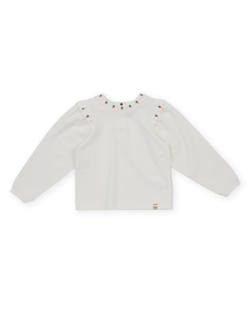Mini Strawberry Long Sleeve Top