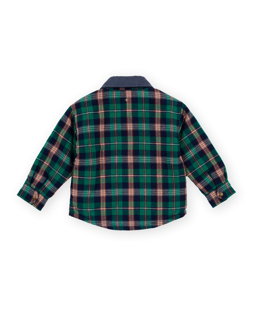 Check Padded Shacket