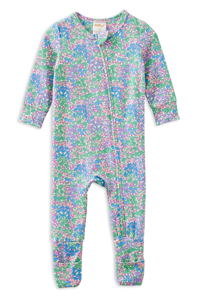 Forget Me Not Zip Romper