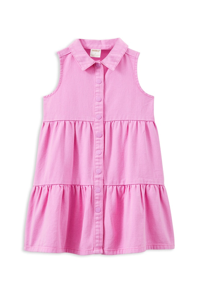 Pink Twill Dress