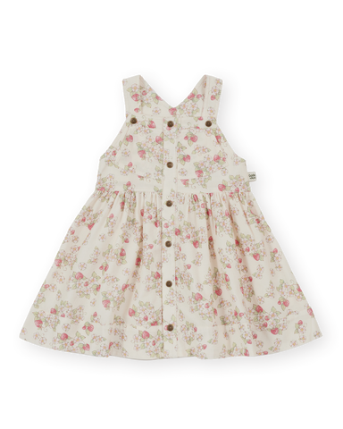 Strawberry Fields Pinafore Dress