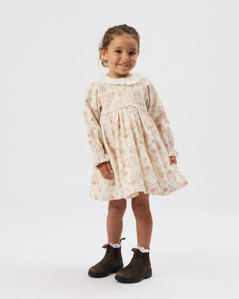 Strawberry Fields Smock Dress