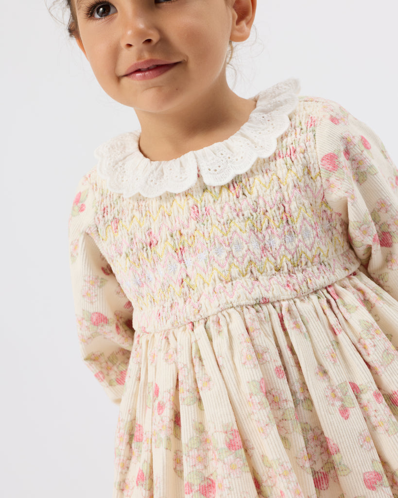 Strawberry Fields Smock Dress