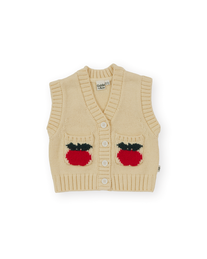 Apple Pocket Knit Vest