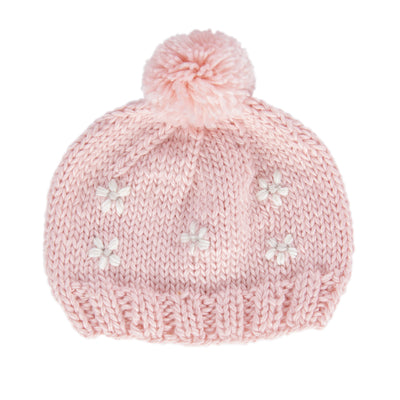 Daisy Beanie - Pink
