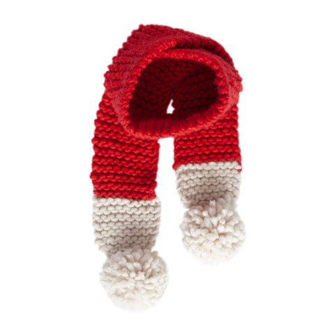 Retro Scarf - Red & Cream