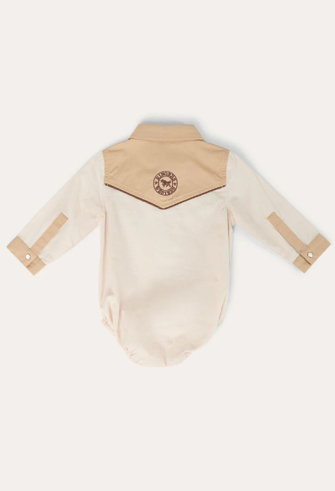Beau Babies Western Shirt Romper