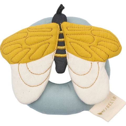 Rattle - Bee - Whisper White