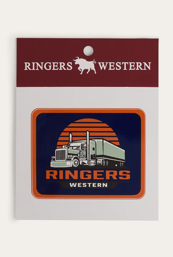 Big Rig Sticker - Navy