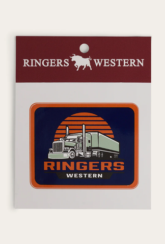 Big Rig Sticker - Navy