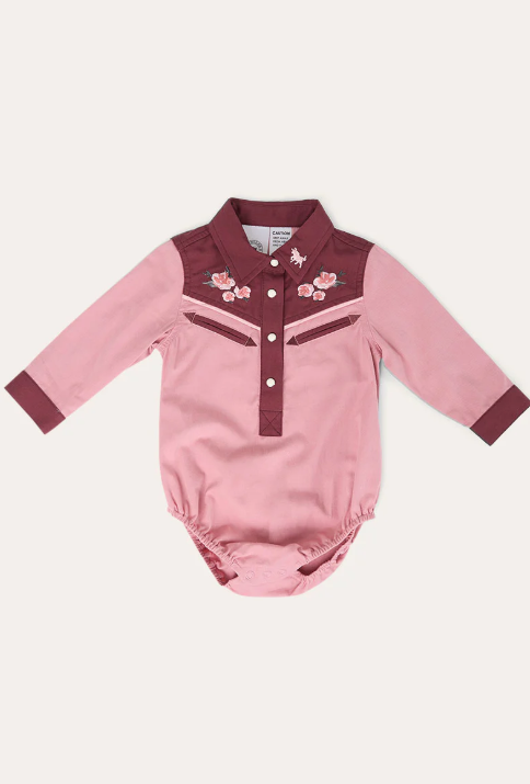 Bonnie Babies Western Shirt Romper