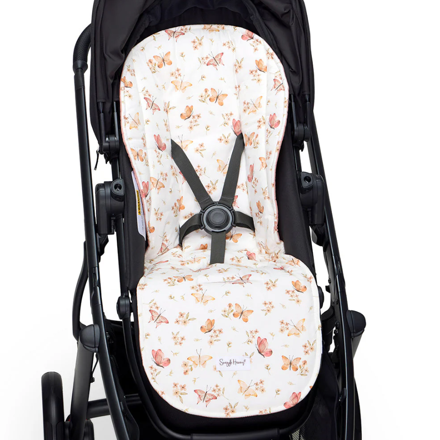 Universal Organic Pram Liner - Butterfly