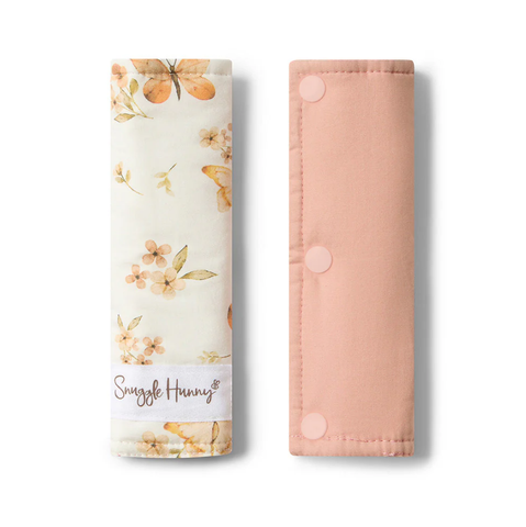 Universal Reversible Pram Strap Covers - Butterfly