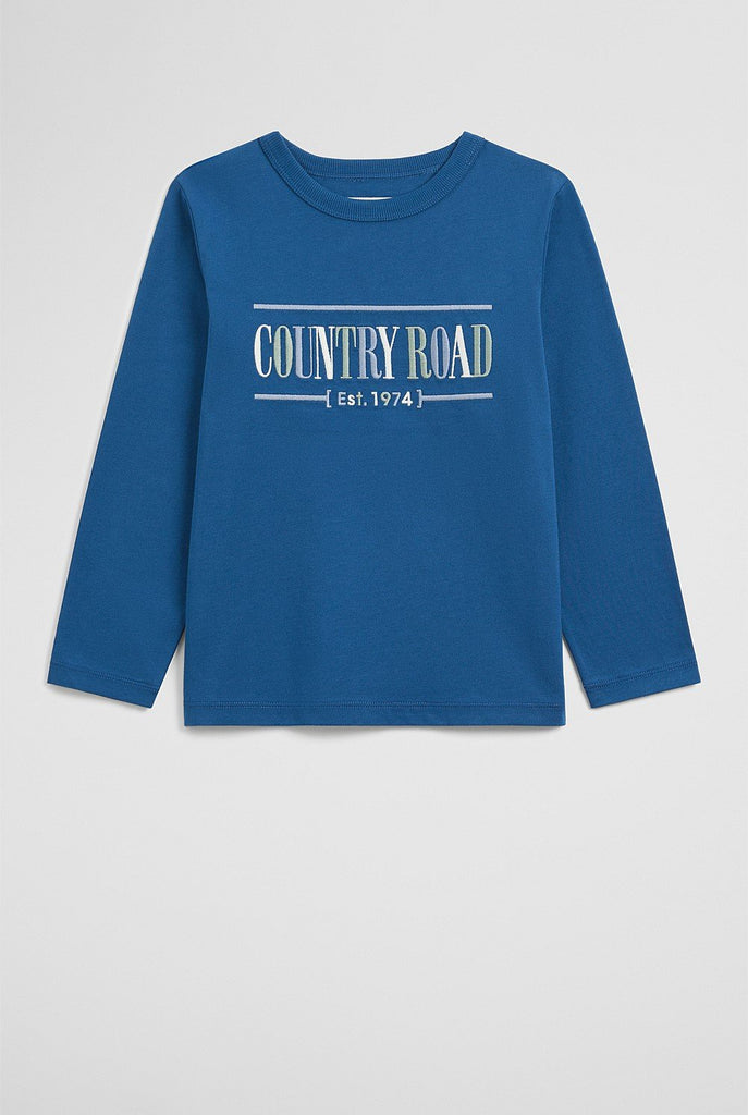 Country Road Heritage Tee - Royal Blue