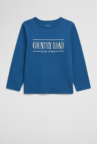 Country Road Heritage Tee - Royal Blue