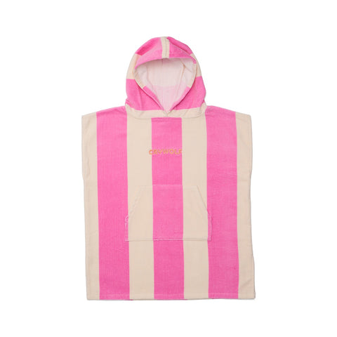 Hooded Towel - Candy Stripe