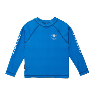 Long Sleeve Rash Vest - Deep Sea Blue