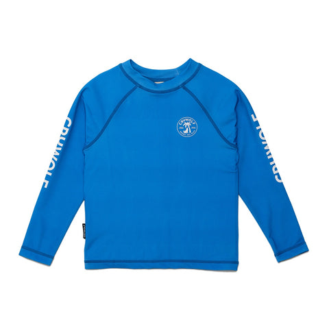 Long Sleeve Rash Vest - Deep Sea Blue
