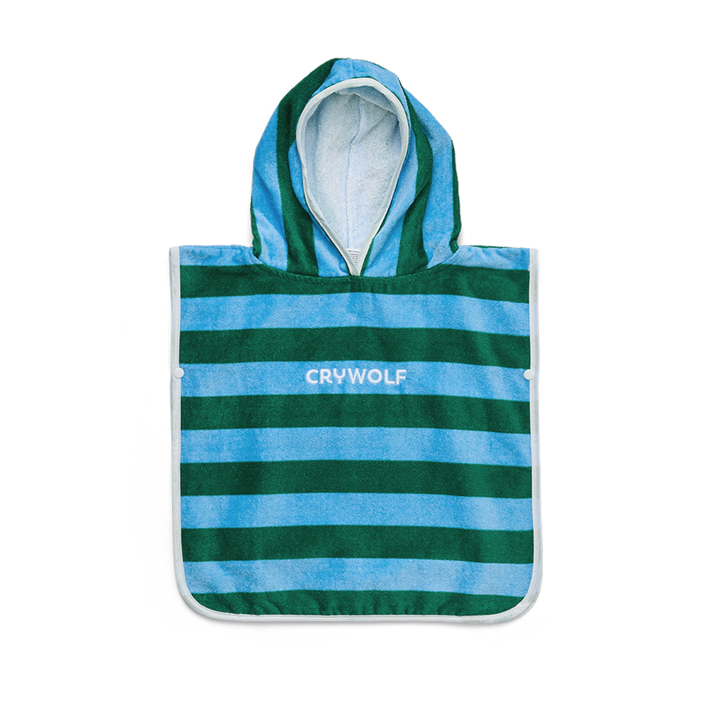 Baby Hooded Towel - Deck Stripe